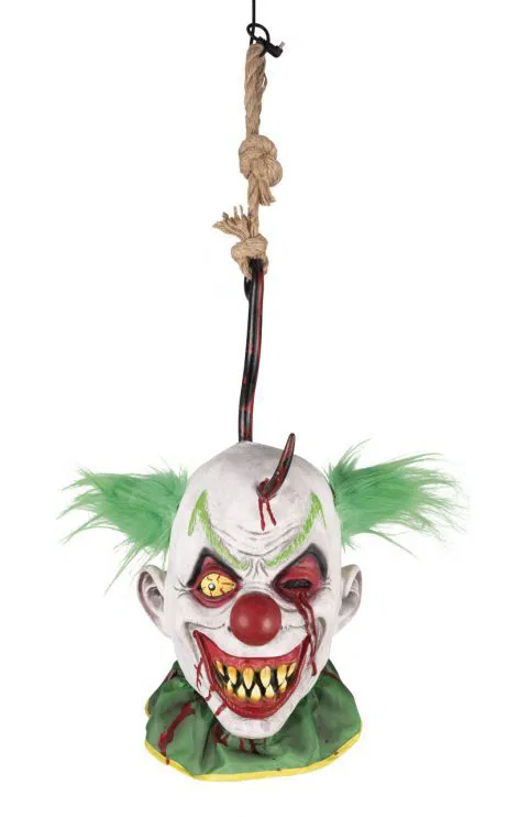 Tête de clown sur crochet