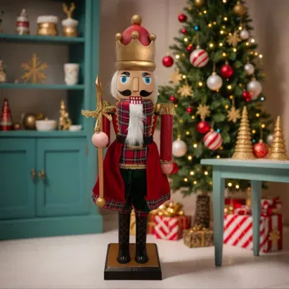 Casse noisette Rouge / or automate 160cm