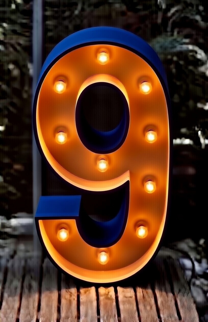 Chiffre Lumineux 9