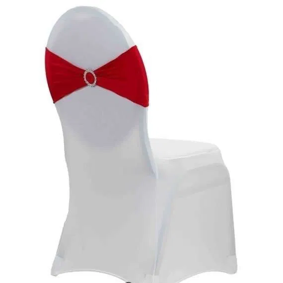 Noeud de chaise Rouge avec strass