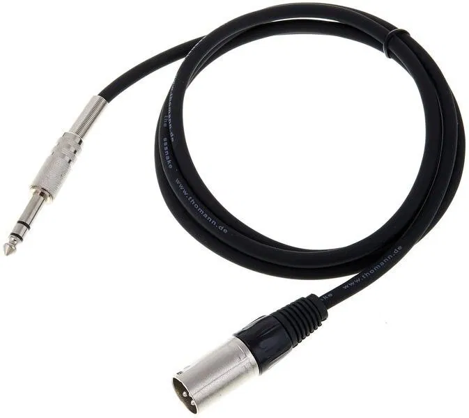 CABLE XLR MALE -> JACK  1,5m