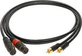 Cable RCA -> XLR F 2m