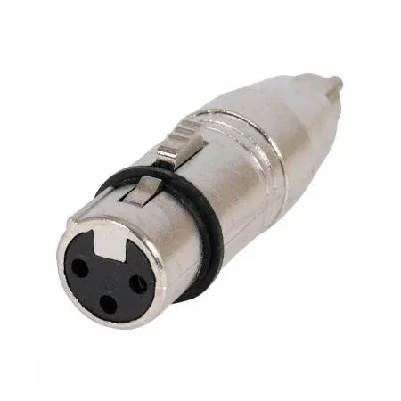 Adaptateur XLR femelle - RCA mâle