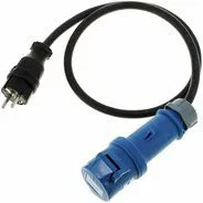 Stairville Adapt Eu Plug - CEE Blue 1,0m
