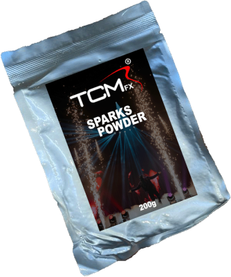 TCMFX SPARKS POWDER 200 GRAM for normal 3 meter INDOOR