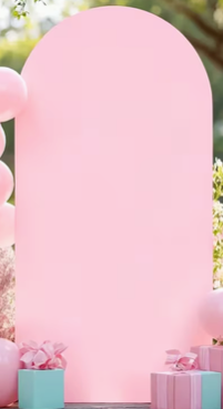 Toile Back drop Rose 180x80