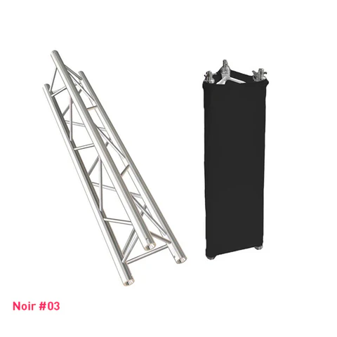 Housse totem triangle 1m Noir