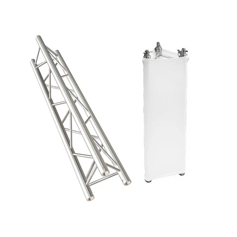 Housse totem triangle 2m blanc